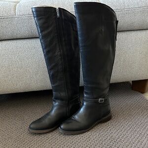 Franco Sarto Black Over the Knee Boots